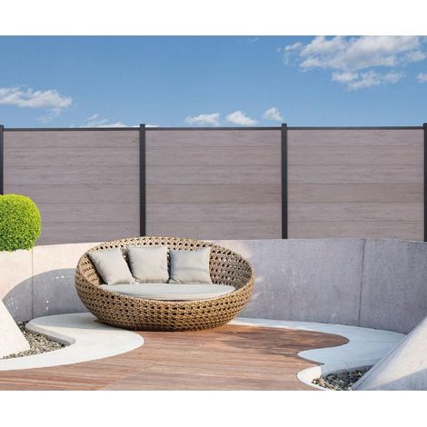 TJÖRN WPC-Steckzaun Lamelle sand 20/245 x 1795 mm