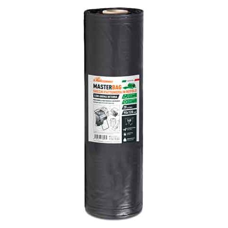SACCHI PER NETTEZZA URBANA NERI CON ANIMA INTERNA 90x120 cm