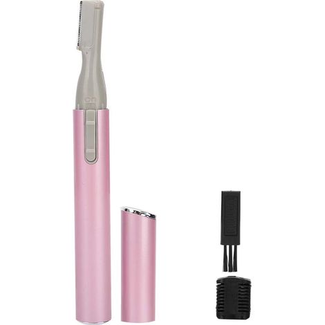 Epilateur Sourcil, Rasoir Électrique pour Femmes, Mini Outil d'épilation de Tondeuse de Cheveux de Visage de Sourcil avec Tête de Tondeuse Lavée Démontée pour le Corps de Visage (1/5)