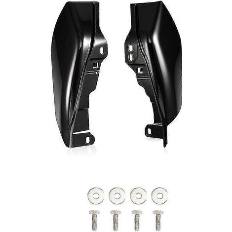 Déflecteur de chaleur d'air noir brillant pour cadre intermédiaire Harley Touring Electra Glide Street Road Glide FLTRX CVO 2017-2022 fdq (1/5)