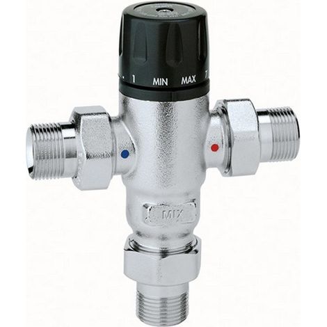 Thermomixer laiton, réglable 3/4 pouce, 30-65 GrC Caleffi