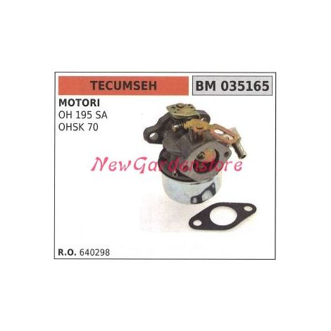 Carburatore a vaschetta TECUMSEH rasaerba tosaerba tagliaerba OH 195 SA 035165