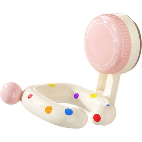 Mueble de almacenamiento vertical para secador de pelo, soporte - Rosa