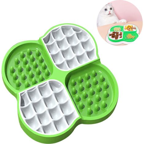 Gamelle anti-glouton pour chien : idéale pour réduire l’ennui et l’anxiété, les croquettes, les friandises, les yaourts ou le beurre de cacahuète. Une alternative ludique à la gamelle anti-glouton tra (1/5)
