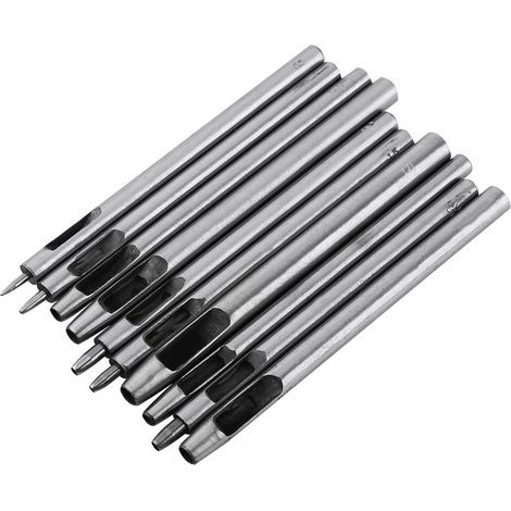 Set mit 10 Metall-Lederlochern, Gürtellocher-Set, DIY 0,5–5 mm (1/5)