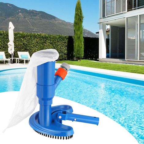 Aspirateur de sol Vacuum Jet Vac avec brosses, brosse de nettoyage, brosse de piscine, tête sous vide avec raccord de tuyau, aspirateur jet (1/4)