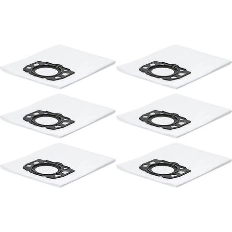 Aspirateur Bags pour Krcher WD4 WD5 WD6 WD5P WD6P MV4 MV5 MV6 Wet and Dry Aspirateur – Dust Bags pour Karcher 6pc (1/5)