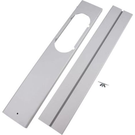 2 verstellbare Luftleitbleche für mobile Klimageräte, Fenstermontage-Set (PVC-Material), kompatibel mit den meisten Modellen (1/5)