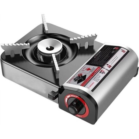 Réchaud à cassette mini portable, petit réchaud à cassette, réchaud de table compact et ultraléger pour les situations d'urgence, mini réchaud d'extérieur portable, réchaud compact multi-usages, récha (1/5)