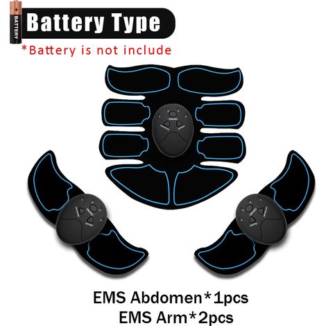 Elektrisches EMS-Gerät (Elektrostimulation) zur Stärkung der Bauchmuskulatur, Bauch- und Hüftmassagegerät, Heimfitnessgerät zum Abnehmen und zur Gewichtsreduktion00117-AquaForge
