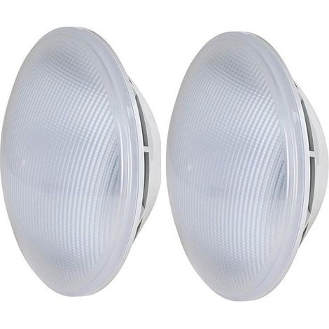 2er-Pack LED-Poolleuchten, weißes Licht PAR56, 900 Lumen, 9 W Durchmesser Ø 17,7 cm Poolbeleuchtung (1/5)
