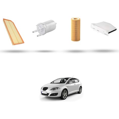 Kit tagliando 4 filtri compatibile con Seat Leon II (1P1) 2.0 TFSI 136kw dal 2005 al 2006 (1/5)