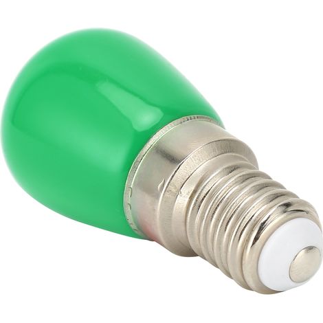 Ampoule E14, une ampoule verte spéciale pour lustres, plafonniers, appliques murales, lampes de table et lampes de réfrigérateur. (1/5)
