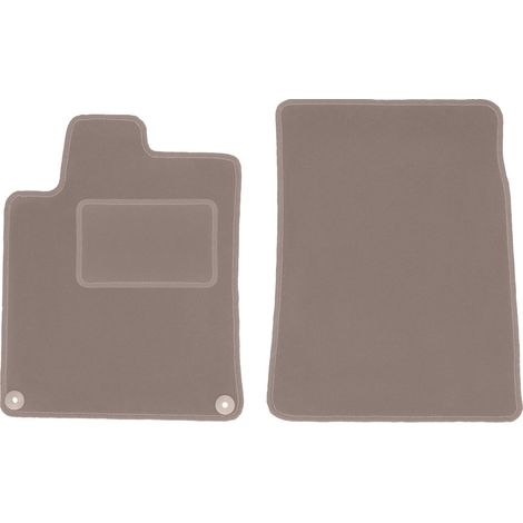 Alfombrillas delanteras para Peugeot 407 coupé, sedán, station wagon (2004-2011) beige (1/5)