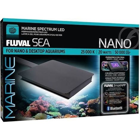 Askoll Fluval Marine Nano LED 20w - plafoniera bluetooth per nano acquari marini (1/4)