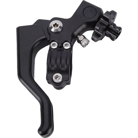 Levier D'embrayage Stunt Universel, Levier D'embrayage CNC Court en Alliage D'aluminium Noir anodisé pour Moto, avec Diamètre de Guidon de 7/8 Pouces pour la Plupart des Vélos (1/5)