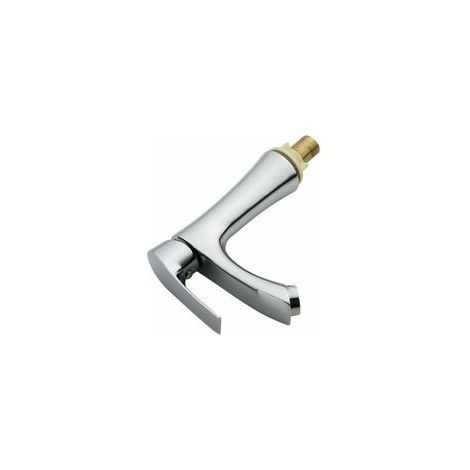 Robinet d'Eau Froide pour Lave-Mains en Inox Chromé - JINFGERNE - Design Moderne et Élégant, Idéal pour Salle de Bain, Installation Facile et Pratique