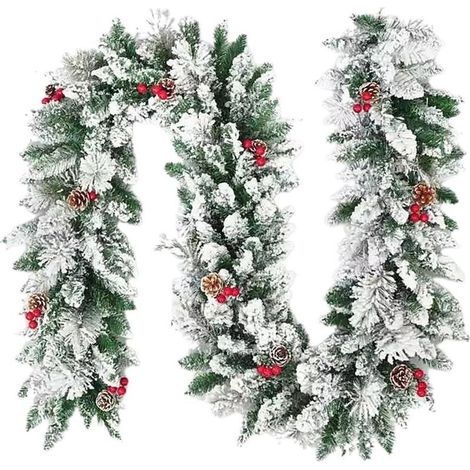 Garland of Christmas in rotin artificial, the of Christmas for inside or outside (1/5)