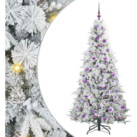 Sapin de Noël,Arbre de Noël Artificiel à Branches Articulées Vert 180 cm CFW19200 (1/5)