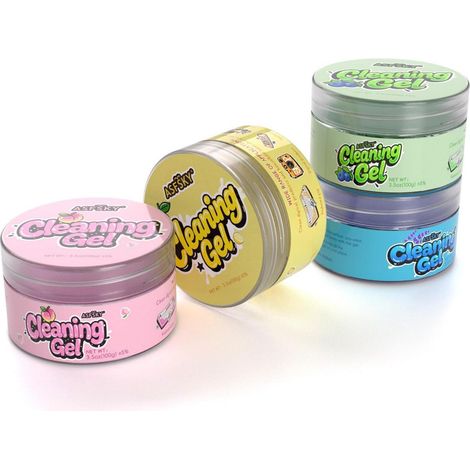 Gel nettoyant pour voiture et clavier, lot de 4 couleurs, 100g (1/5)