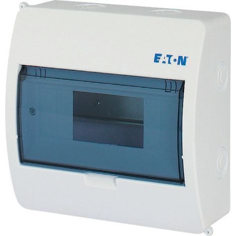 Eaton ECO Kleinverteiler, Aufputz, 1-reihig, 8 TE, IP40 280346