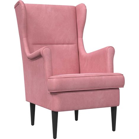 Sessel Rosa Samt vidaXL