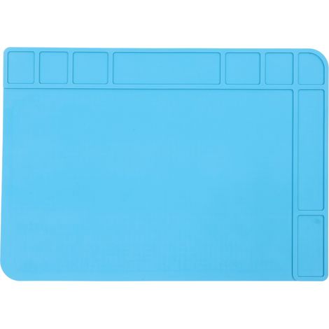 Tapis de soudure résistant haute température en silicone, coussin isolant thermique pour réparation électronique (1/5)