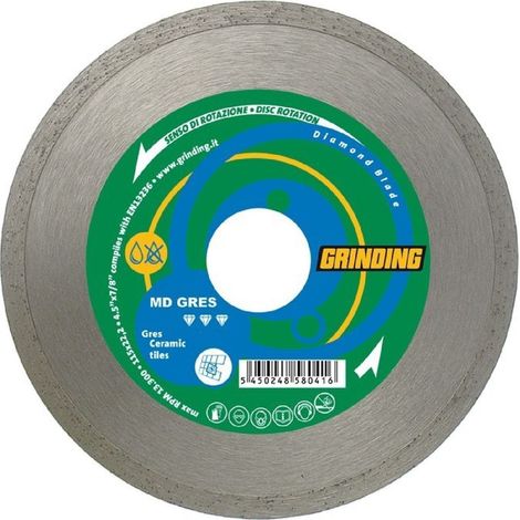 DISCO DIAMANTATO CORONA LISCIA MD GRES GRINDING - MM 115X22,2 H.MM 1,6 - 1 pezzo (1/3)