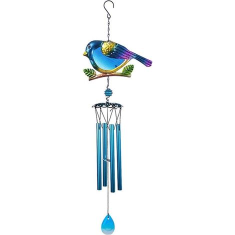 Bardusch-Carillons de Vent Carillon ExtéRieur de DéCor IntéRieur, Carillons de Vent D\'Oiseaux Bleus Romantiques Mobiles pour la DéCoration (1/4)