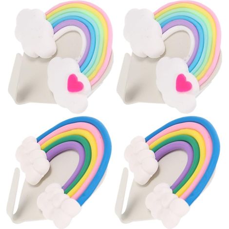 muraux autocollants arc en ciel Healeved lot de 4 en acier (1/5)