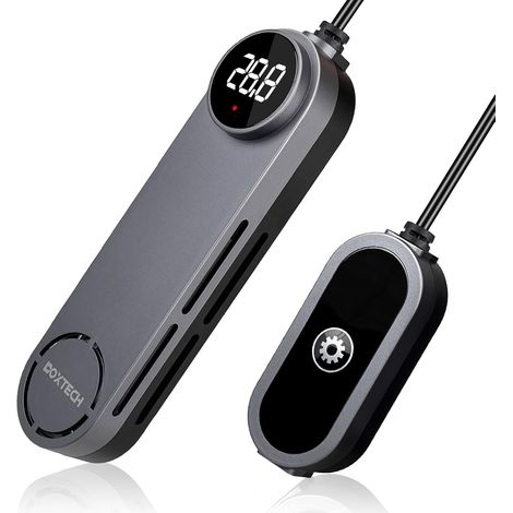 Mini Chauffage d'Aquarium, 75W Submersible Betta Aquarium Heater Rod avec Affichage numérique contrôle Externe, Réglage de la température (1/5)