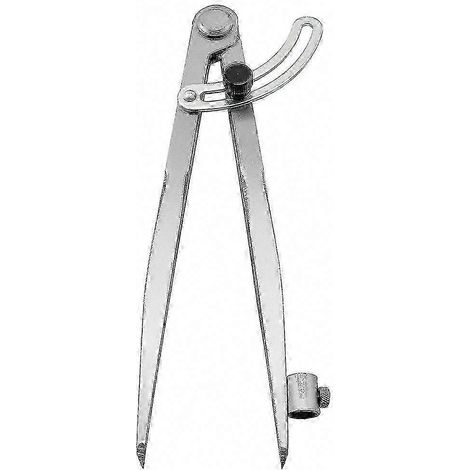 Compas de précision 200mm avec porte-crayon, outil de traçage à pointes pour bois, métal et géométrie, 8 pouces, traçeur réglable de haute qualité (1/5)