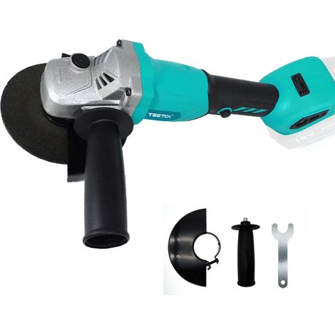 800W Akku Winkelschleifer, Bürstenlos Trennschleifer Scheibe 125mm zum Schneiden und Schleifen (Ohne Akku und Ladegerät),Kompatibel mit Makita-Akku (1/5)