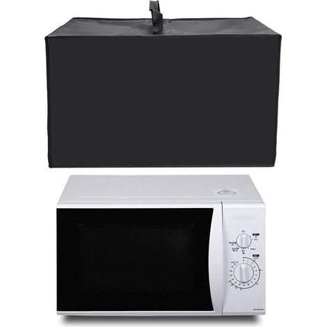 Black – 1 piece, 420D polyester, heat resistant, waterproof, microwave safe, dustproof (1/5)