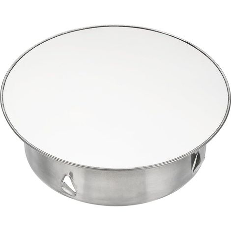 Couvercle de cheminée, étanchéité réglable, couvercle de trou rond, adapté aux tuyaux de diamètre 110 mm, argent (1/5)