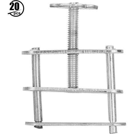 20 pièces colliers de serrage spirale métalliques pour tuyaux caoutchouc, étanches et résistants (1/5)