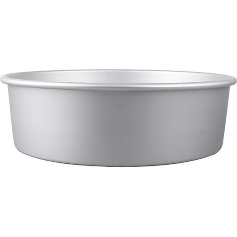 Moule à gâteau rond, QttvbTna, fond amovible, aluminium anodisé, argent (1/5)