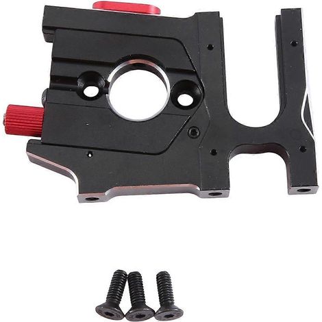 Support moteur coulissant en métal pour voiture RC 18 Arrma Karton Senton Outcast Talion 17 Limitless Mojave Noir (1/4)