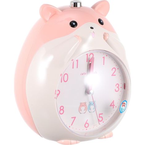 KICHOUSE Réveil Veilleuse pour Garçon et Filles de Hamster Rose (1/5)