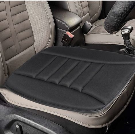 CSPARKV Black - Car Seat Cushion, Car Seat Cushion Seat Cover, Memory Foam Comfortable Chair Protection Non-Slip Mat Pad Car Seat Cover, for Auto Office Home
