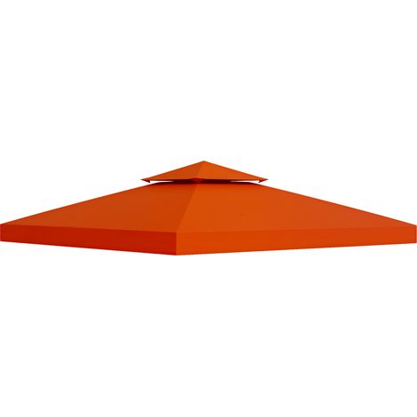 Telo di ricambio per gazebo 3x3 m – Impermeabile per riparo da giardino – Rosso ruggine