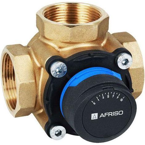 Afriso ProClick 4-Wege-Mischventil 40 mm Messing