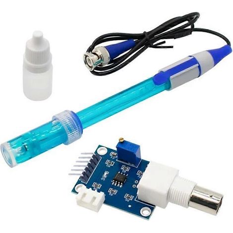pH-Sensormodul für Arduino, Steuer- und Überwachungsplatine, BNC-pH-Elektrodensonde. (1/5)