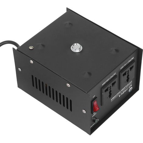 750-W-Spannungswandler mit einstellbarer Eingangsspannung, 110 V auf 220 V, Aufwärts-/Abwärtstransformator (110–120 V/220–240 V), EU-Stecker (1/5)
