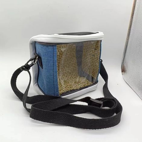 Gabbia da viaggio per uccelli, borsa da viaggio per uccelli, gabbia da viaggio per uccelli, gabbia da viaggio per pappagalli, leggera, facile da trasportare, per pappagalli, parrocchetti (1/5)