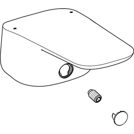 IS Griffhebel Ceraflex, mit Logo, Chrom
