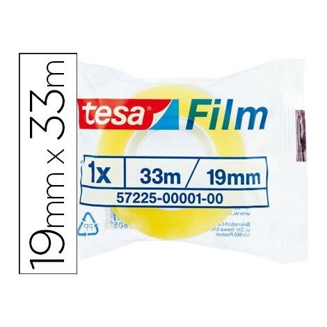Nastro adesivo per ufficio tesa standard 33m x 19mm