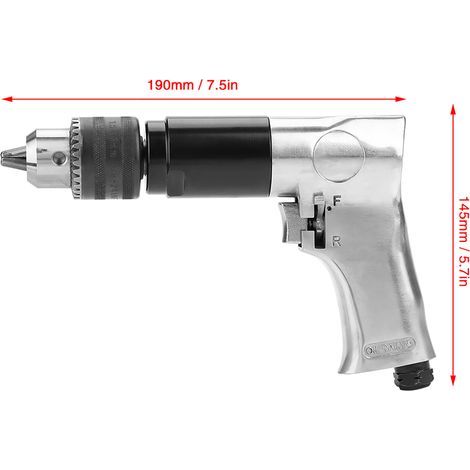 KP-554 1/2 inch Pneumatic Gun, 700 RPM Air Drill, CW/CCW Drilling Tool (1/5)