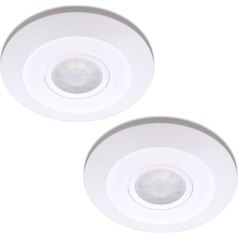 Set di 2 rilevatori di movimento Surface PIR 360º IP20
