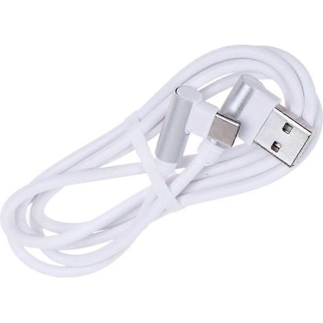 USB-A-auf-USB-C-Ladekabel mit zwei 90°-Winkelsteckern für Gaming (480 m)